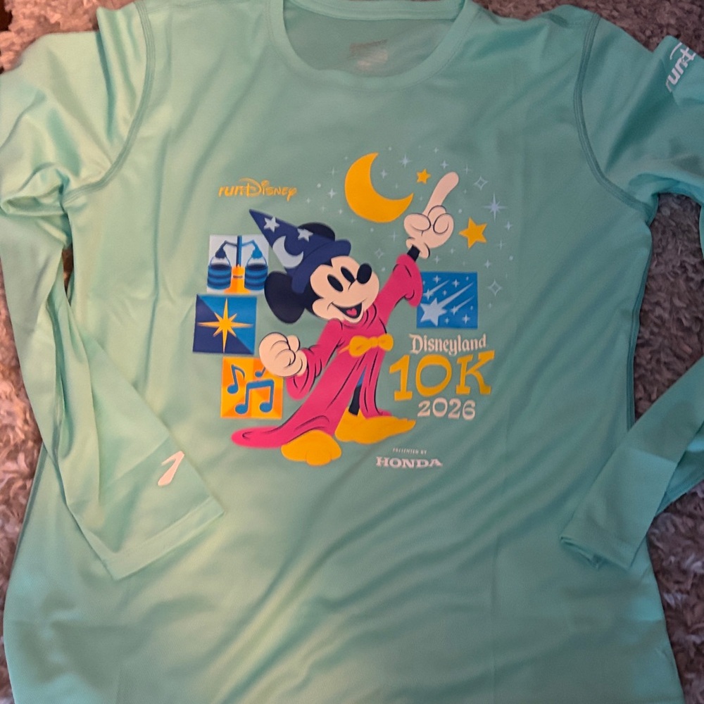 Brooks Mint Green Long Sleeve Tee